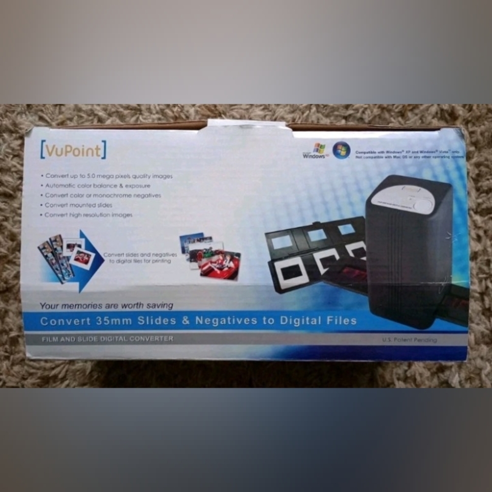 VuPoint FS C1-VP - 35mm Slide and Negative Converter - Windows XP Vista Only